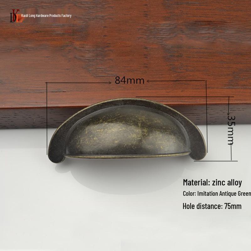 Vintage Muschel Schubladengriff für chinesische & europäische Schränke