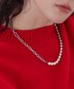 Merrymotive Pearl Point Linked Chain Necklace