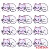 10Pcs/Lot Animal Embroidery Patch Iron On Patches For Clothing Cartoon Embroidered Patches For Clothes Cute Cat Patch Applique
