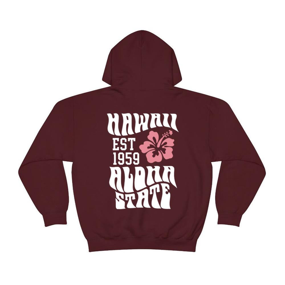 Aesthetic Hawaii Hoodie Aloha State Sweatshirt