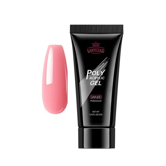 

15 г гель для наращивания ногтей, УФ-светодиод, отличная липкость, противоскользящий, безопасный, без запаха, лак для ногтей, УФ-строительный гель, полигель для ногтей, аксессуары для ногтей «сделай сам»