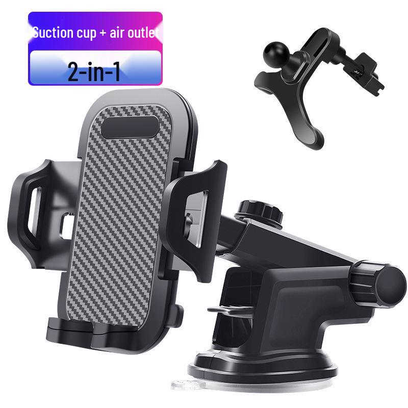 Universal Rotating Car Dashboard Phone Holder with Suction Cup