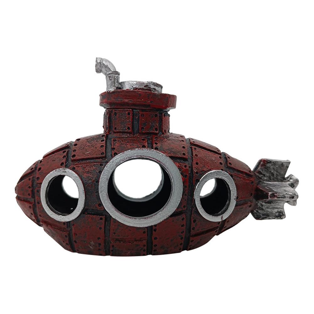 Hollow Fish Shrimp Shelter Cave Artificial Ornaments Layout Prop Aquarium Fish Tank Landscaping Decor