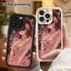 Phone Case: 2D Flat Design Suitable for iPhone 18 17 16 15 14 13 Pro Tiered Protective Case, Starry Sky with Flowers, Christmas and Halloween Gift