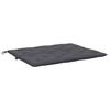 Coussin pour balancelle - VIDAXL - 120 cm - Gris Anthracite - Rectangulaire - Extérieur