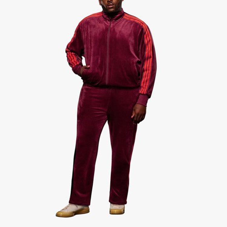 adidas x IVY PARK Velour Track Jacket Cherry Wood HN0305