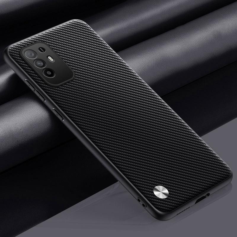 Luxury PU Leather Case For OPPO Reno 5Z Reno5 Z A94 5G Back Cover Matte Silicone Phone Case For OPPO A95 5G F19 Pro Plus Reno5Z