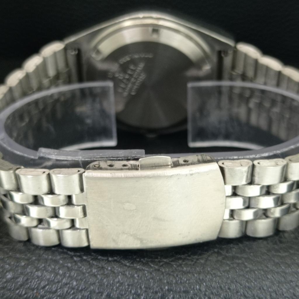 GENUINE VINTAGE SEIKO 5 AUTOMATIC 6349A JAPAN MENS WHITE DIAL WATCH a708331-1