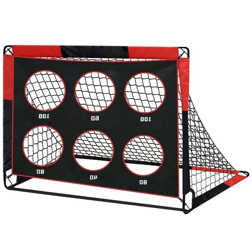 Portable Soccer Goal for Kids 2 in 1 Design Outdoor Training 450D Oxford Fabric Foldable Football Ne