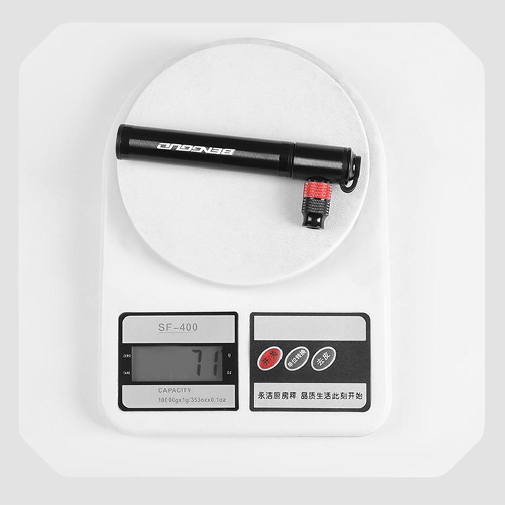 110PSI Mini Bike Pump Aluminum Alloy Bicycle Tire Pump Fits and Schrader Bicycle Hand Pump MTB Road Bicycle CO2 Air Pump