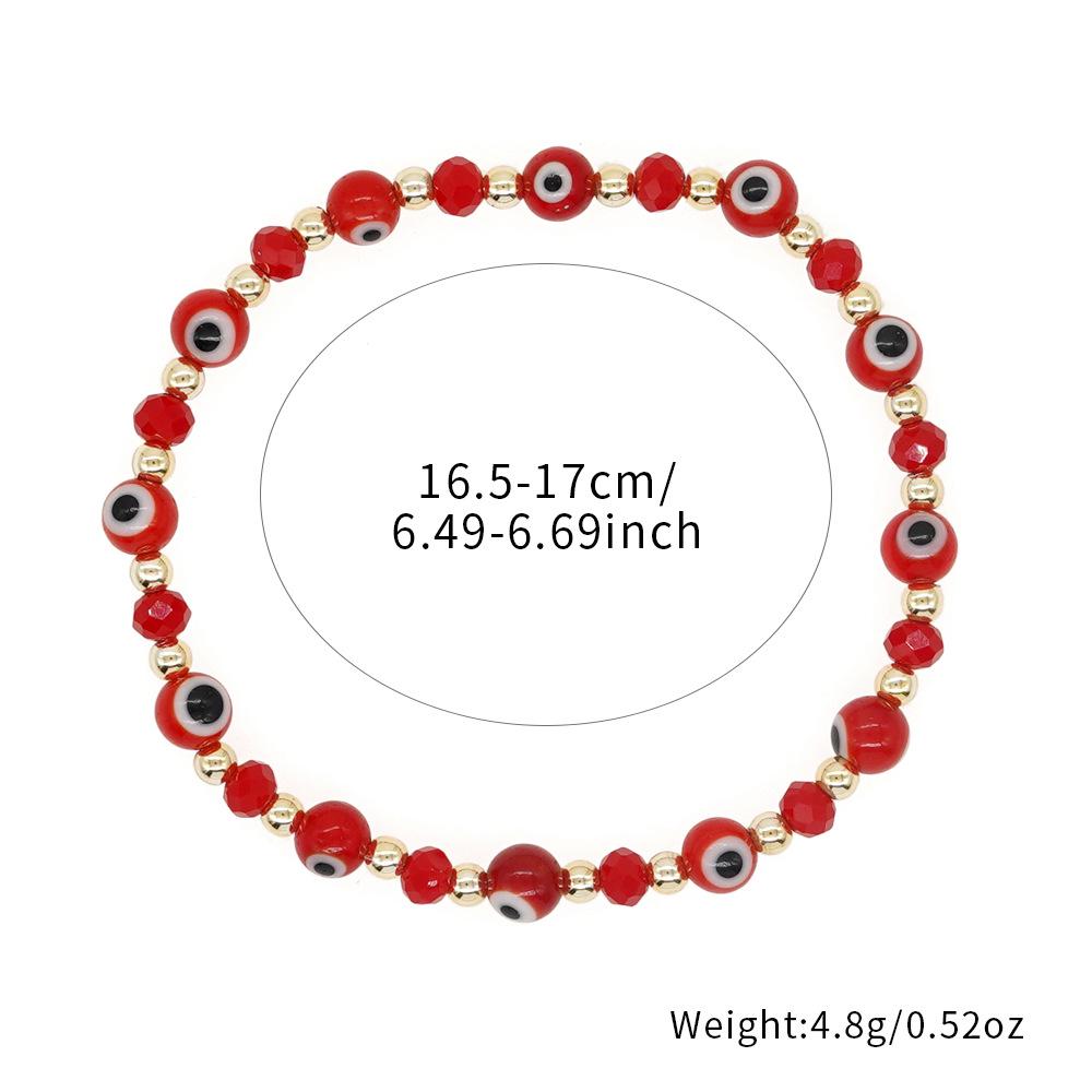 Colorful Evil Eye Beaded Bracelet: Stylish Design for Everyday Wear