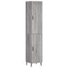 VidaXL Highboard Sonoma Grey 34.5x34x180 Cm Engineered Wood 3198807