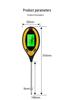 Four-in-One High-Precision Soil Tester: pH, Moisture, Light, and Temperature Meter