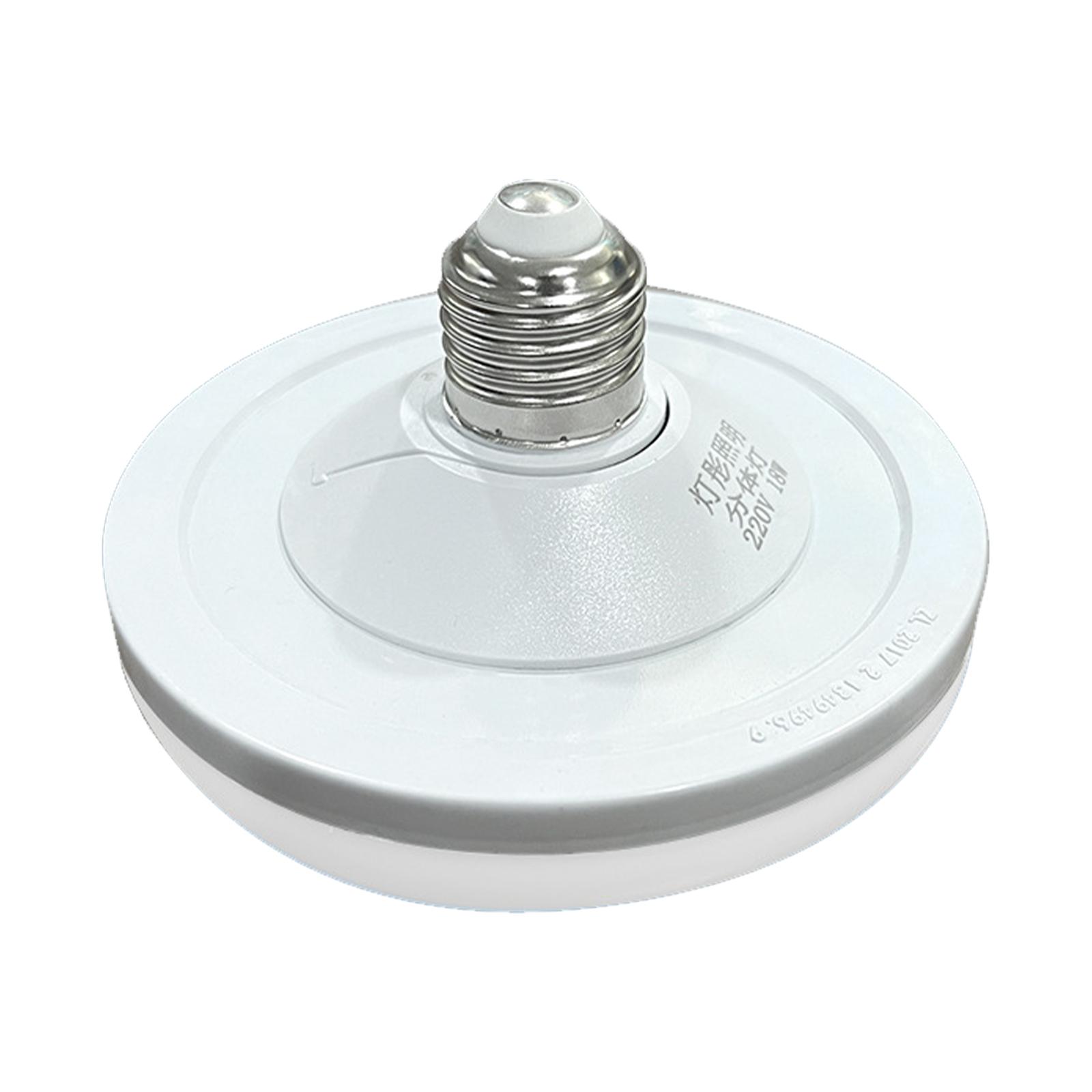 Testa Luce LED a Disco Volante Sala Super Luminosa Casa Driver Lampadina a Risparmio Energetico Alta Potenza 18W