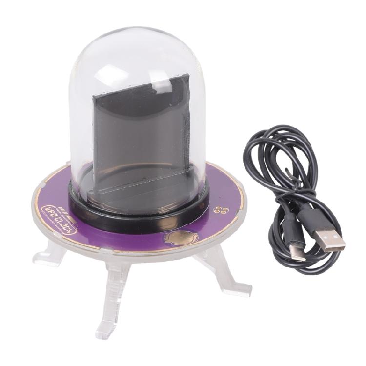 

Nixies Tube Clock Digital Alarm Clock Electronic Clock Display The Date,Weather Forecasts and Temperature Time 1