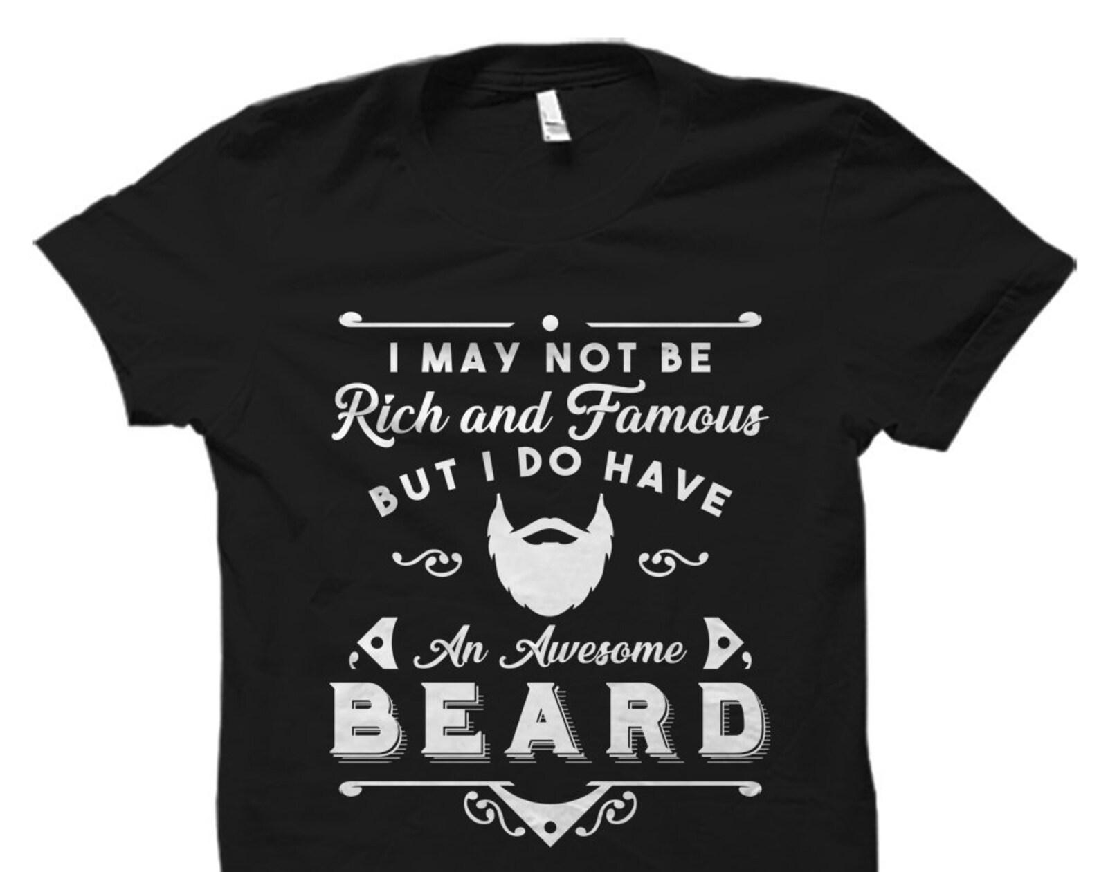 Beard Gift Bearded Husband Gift Bearded Boyfriend Gift Beard Lover Gift Growing Beard Gift Beard Lover Shirt Awesome Beard Shirt #OS1894 S