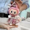 Elegent Spring Sweet Strap Skirt Mini Plush Doll'S Clothes Outfit Accessories for 17cm Korea Kpop Exo Labubu Idol Clothing Gift