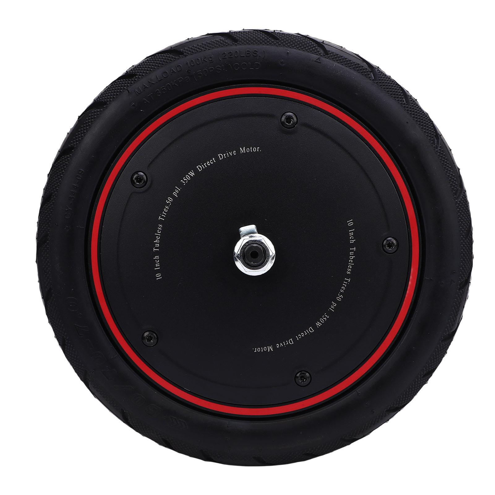 10 Inch Hub Motor Fit for MI4Pro Electric Scooter 350W Quiet Front Wheel Drive Hub Motor Electric Scooter Accessory