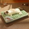 Comfortable Thickened Dog Cat Bed Pad Anti Slip Pet Bed Mat Pet Bed Mat with Thickened Pillow Machine Washable Dog Mat Bed