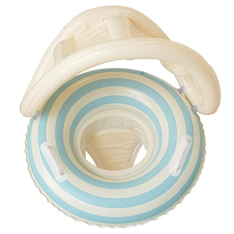 Pogrubione PVC Nadmuchiwane Zwierzęce Kółko do Pływania - Uroczy Wzór Tygrysa i Żółwia dla Dzieci