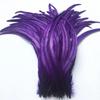Top Quality 50 Pcs Pure White Rooster Tail Feather 30-35Cm 12-14Inch Natural Feathers Wedding Decoration Clothing Accessories