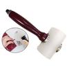 Professional Leather Carving Hammer, Punch Tool Wooden Handle DIY Printing Nylon for