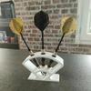 1/2 Pcs Darts Holder Display Stand Tabletop Dart Organizer Vertical Storage Rack For Office Home Desktop Decoration