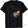 Sloth Valentines Day Heart Love Sloths For Girls Women Kids T Shirt  Vintage Washed Soft Unisex Slightly Versatile