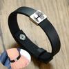 Men Women Tree of Life Leather Bracelet Personalize Engraving Stainless Steel Casual Customize Bangle Adjustable Jewelry