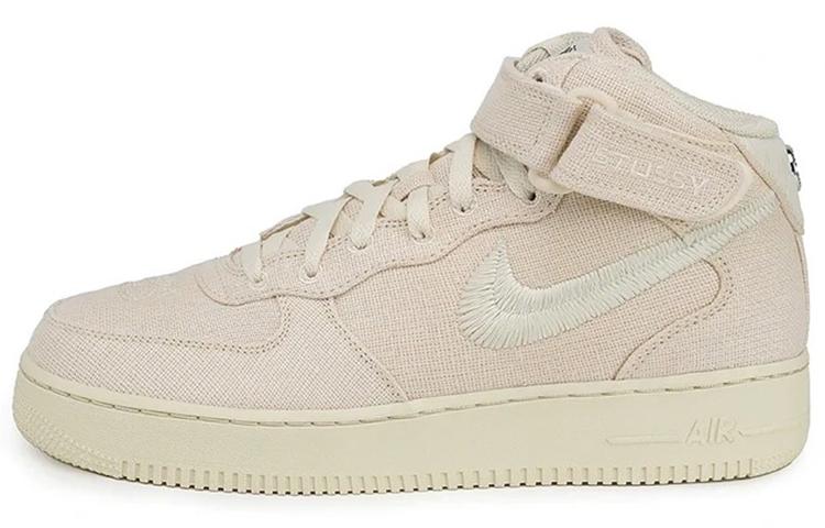 Nike X Stussy Air Force 1 Mid  Fossil  DJ7841-200 36