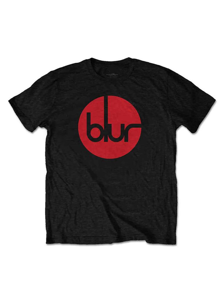 Blur Band UK RockPunk Musik Baumwolle Locker Geschnitten Lässig Gerader Halsausschnitt Kurzärmliges T-Shirt