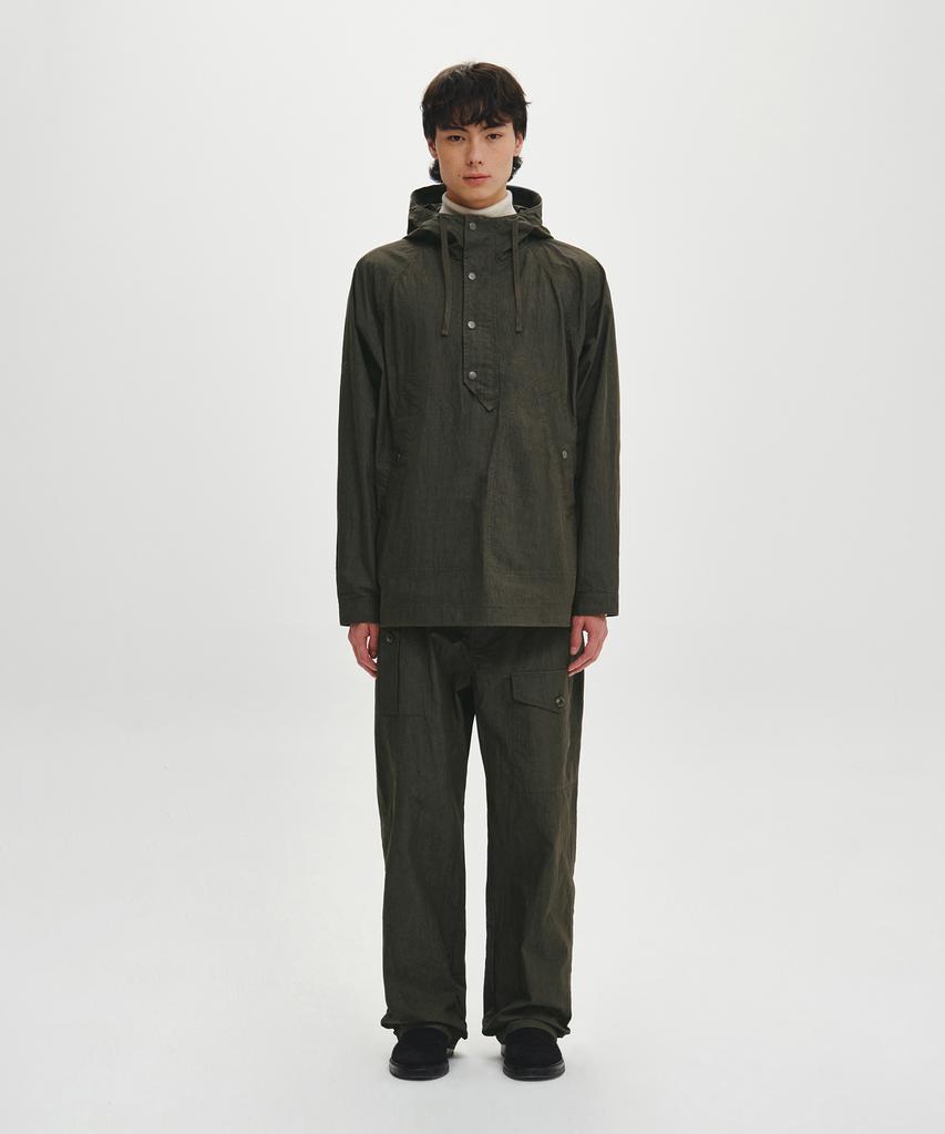 HELEMENT Ryan Hooded Anorak Jacket (Khaki)