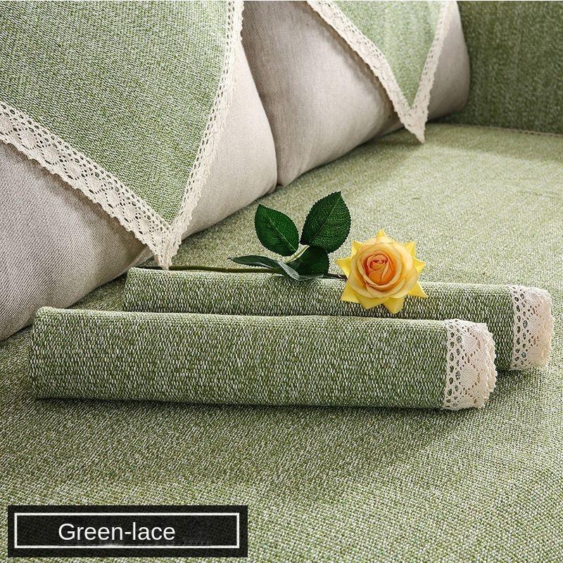 Minimalist Sofa Cushion, Seat Cushion Fabric, All Season Universal Anti Slip Cotton and Linen Seat Cushion, Backrest Towel Cover, Sofa Cover