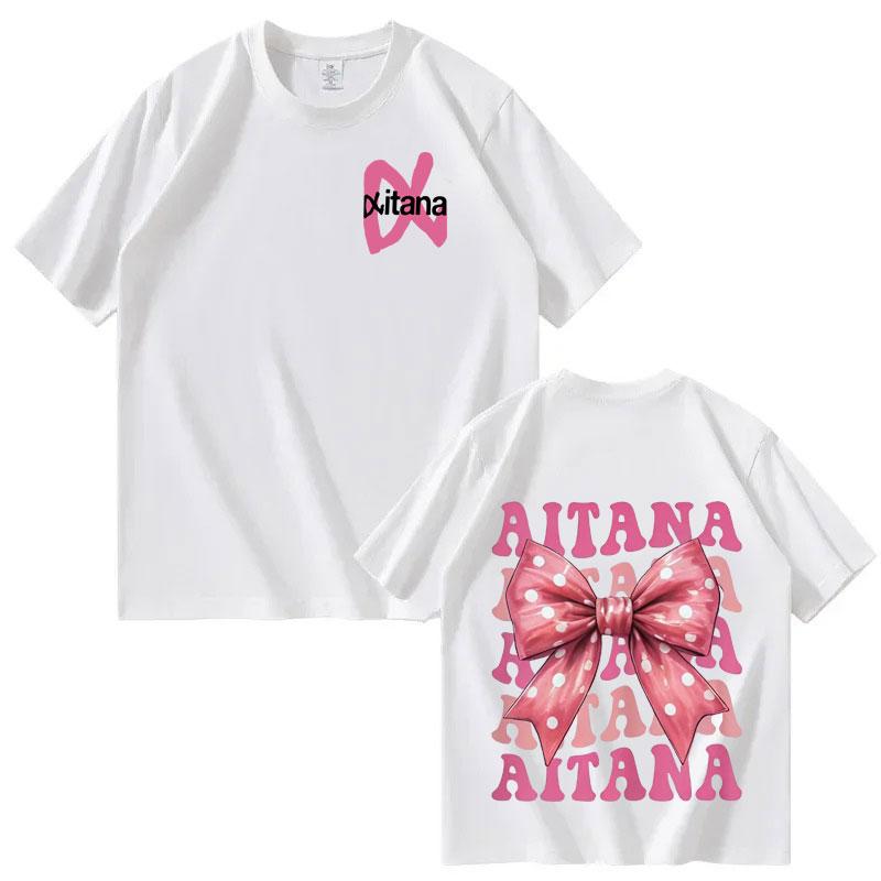 Singer Aitana Tour 2025 Merch Tees Men Women Fashion Crewneck Print Tshirt Tide Shortsleeved Cotton Casual Tee Shirt Streetwear