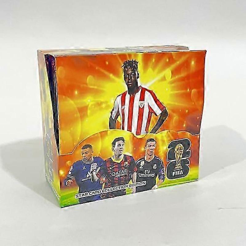 288 Pcs Football Cards Stars Flash Cards Collection 3d Football C Packaging Box Random