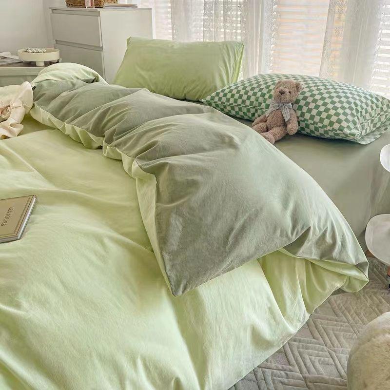 Duvet Cover Nordic Modern Fashion Washable Household Bedroom Dormitory Students Queen Bedding Skin-friendly Comfortable Textile