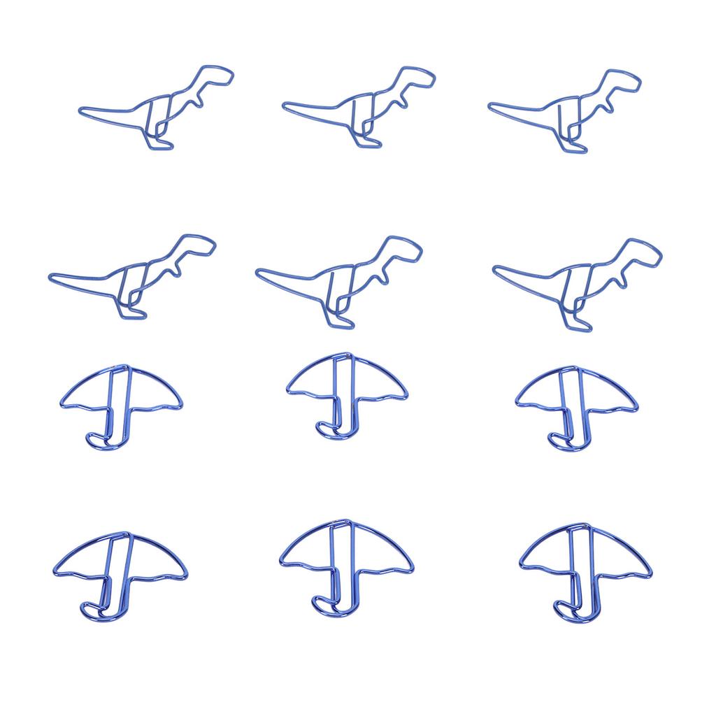 50pcs Paper Clips Strong Clamping Power Electroplating Process Colorfast Paperclips for Scrapbooking