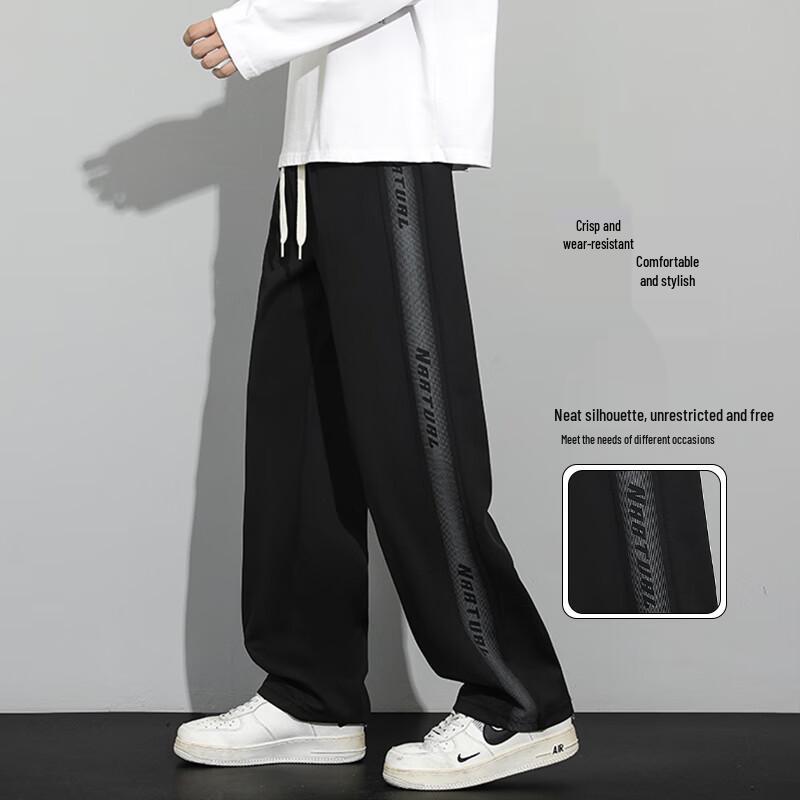 NASA GISS Men's Loose Fit Straight Leg Athletic Pants