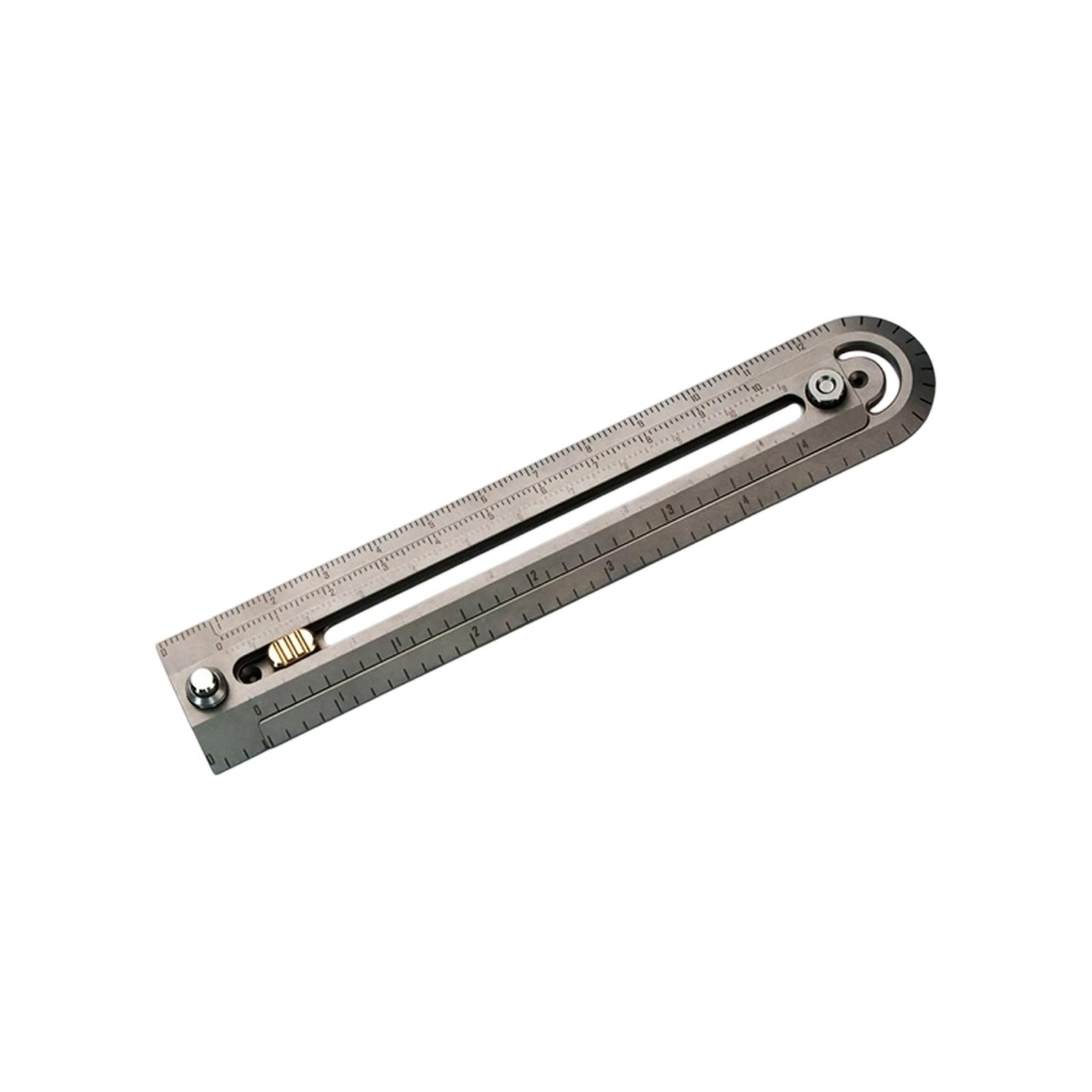 Multifunctional Measuring Tool Ruler Caliper Protractor Adjustable Angle Finder Stainless Steel Precision Measuring Instrument One Size