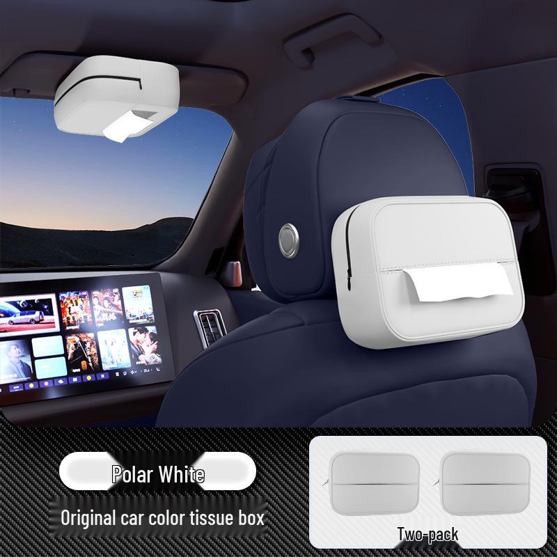 Zeekr 9X Seat Hanging Console Tissue Box - Car Interior Decoration 2025 Model