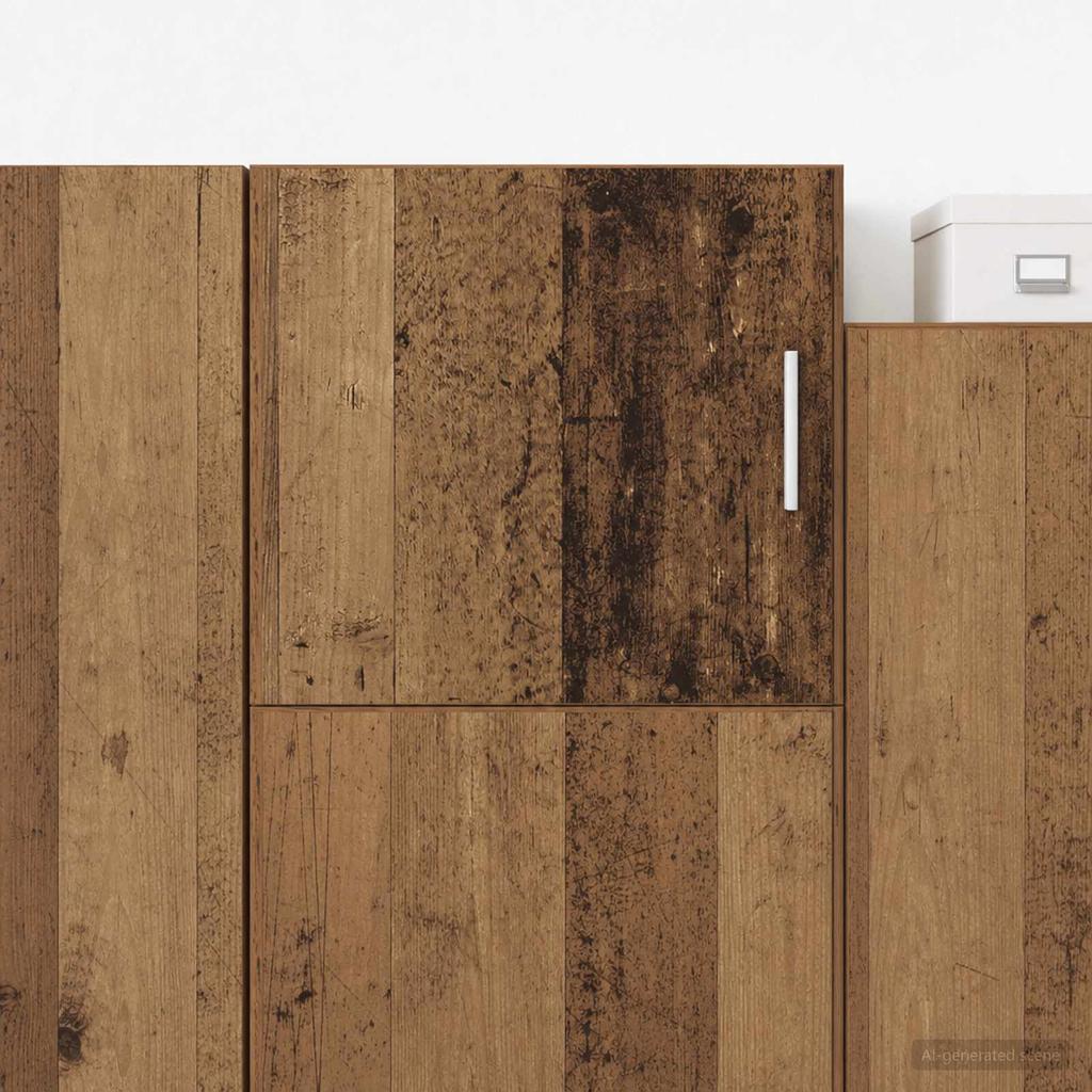 Wall Cabinet Reclaimed Wood 40 X 42.5 X 40 Cm Particle Board