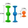 12 Pcs/set Suction  Cup  Desktop  Dart  Toy Soft Plastic Building Blocks Stress Relive Toys