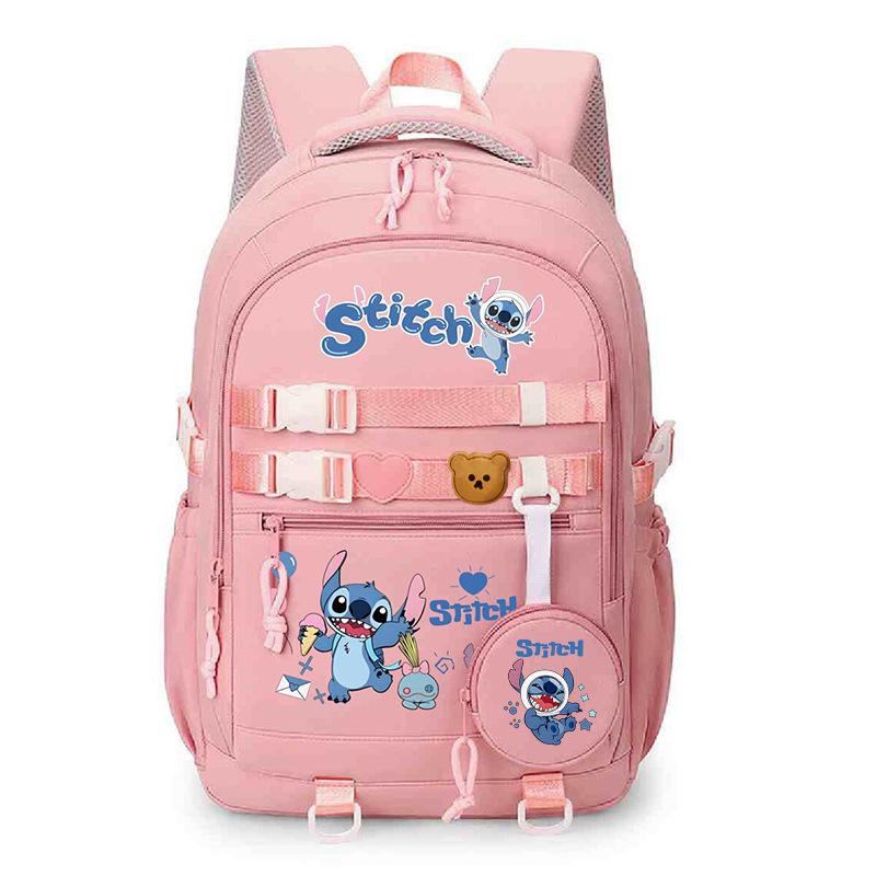 Stitch Backpack - Student Style for Boys & Girls Back-to-School Book Bag & Everyday Teen Backpack