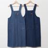 New ArrivalS Open Run Women S Long Denim dreSS With Large pocketS Slit 77 Size