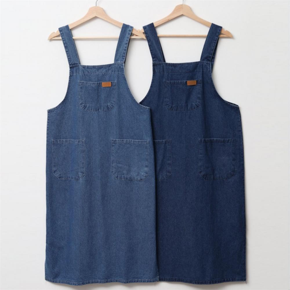 New ArrivalS Open Run Women S Long Denim dreSS With Large pocketS Slit 77 Size