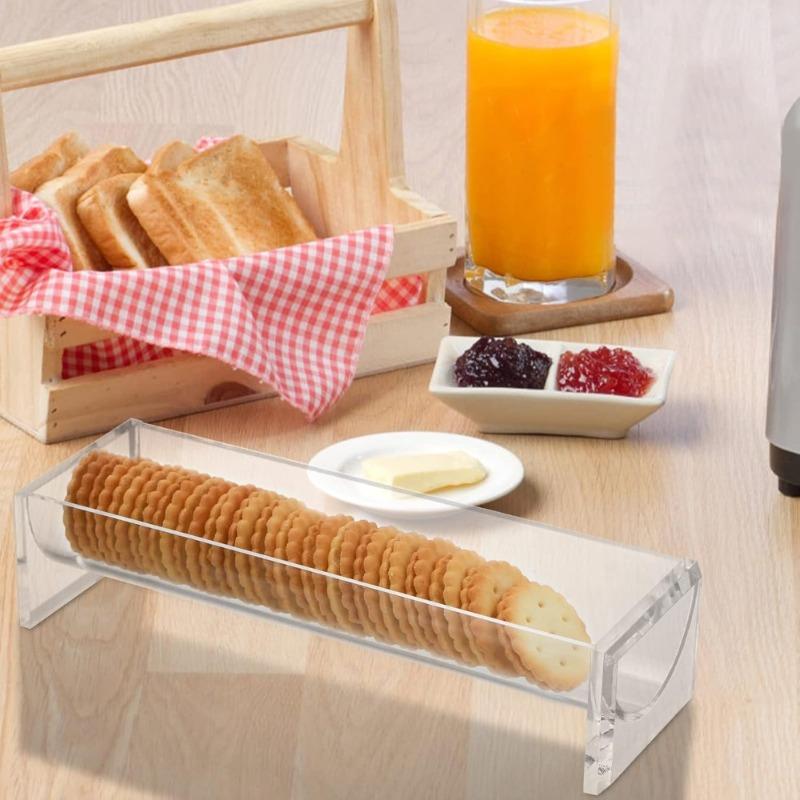Clear Acrylic Rectangular Serving Tray for Food Display, Charcuterie Board Wedding and Home Use Durable and Elegant Platter