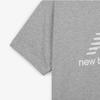 New Balance STacked Logo T shirT Grey mT41502ag