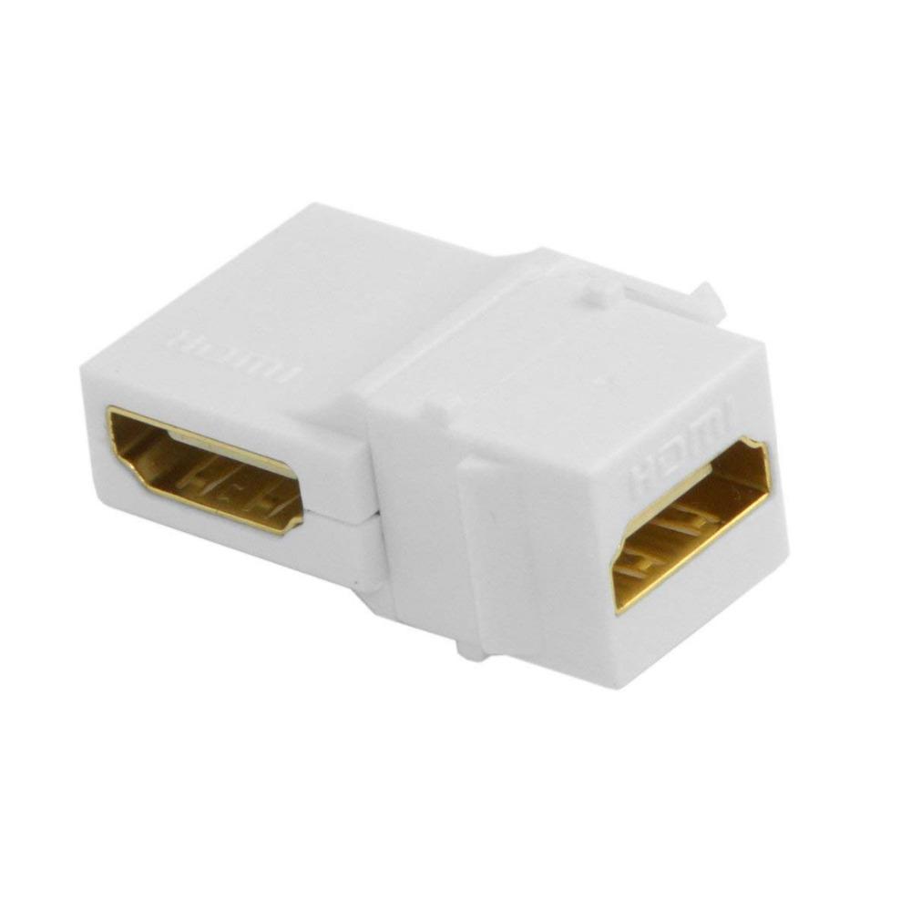 HDMI Keystone Jack Einsätze 90 Grad Right Angled HDMI Buchse Auf Buchse Adapter Vergoldet