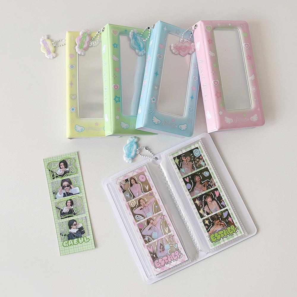 Love Heart ID Photo Photocard Frame PVC Card Cover Idol Card Display Protector  Student Friends