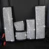 Bling Bling Rhinestones Crystal Car Seat Belt Cover Shoulder Pads Car Shifter Gear Hand Brake Covers Auto Interior Accessories